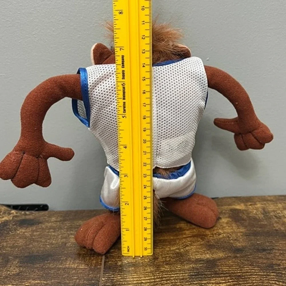 Vintage 1996 Space Jam Tasmanian Devil Taz Plush Tune Squad Basketball  WB